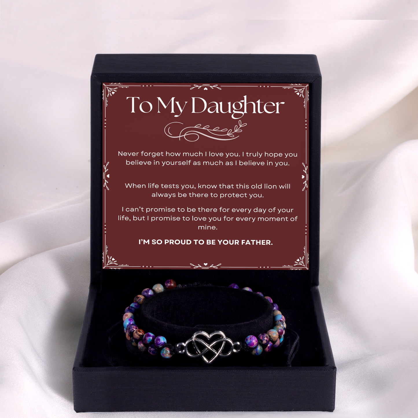 To My Daughter "A Promise" Bracelet Gift Set
