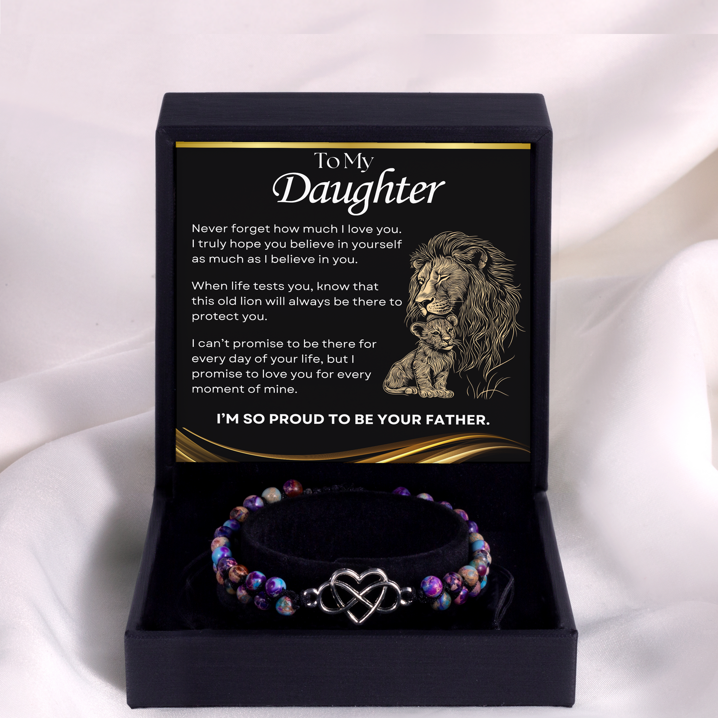 To My Daughter "A Promise" Bracelet Gift Set