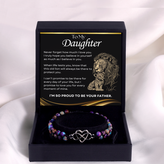 To My Daughter "A Promise" Bracelet Gift Set