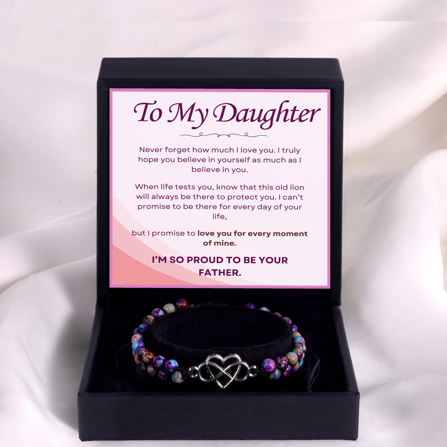 To My Daughter "A Promise" Bracelet Gift Set