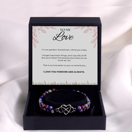 To My Love "Love Letter" Bracelet Gift Set