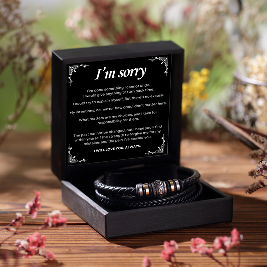"Im sorry" Bracelet Gift Set