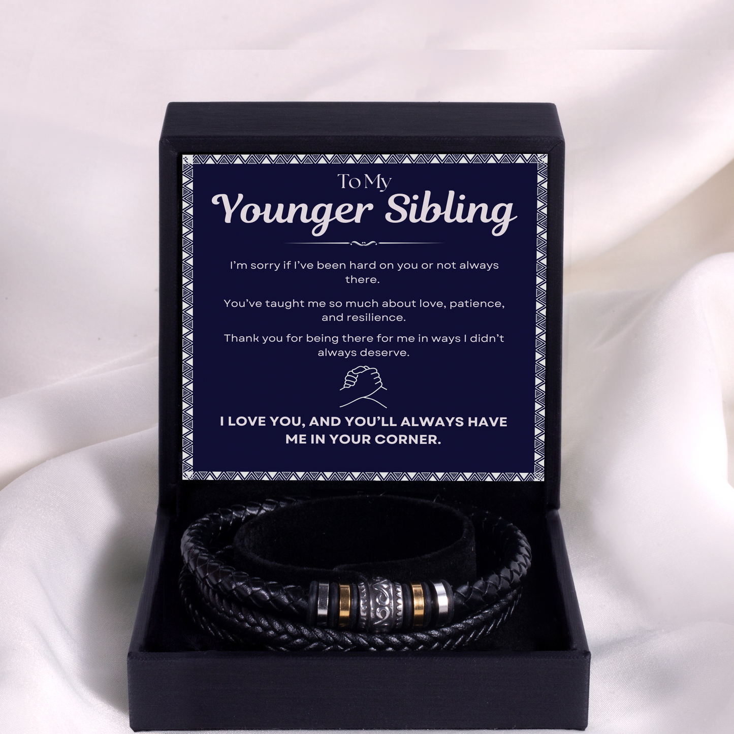 Coffret cadeau de bracelets « Je suis désolé »