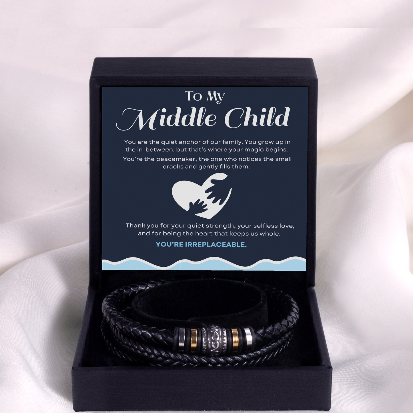 To my middle child "The peacemaker" Bracelet Gift Set